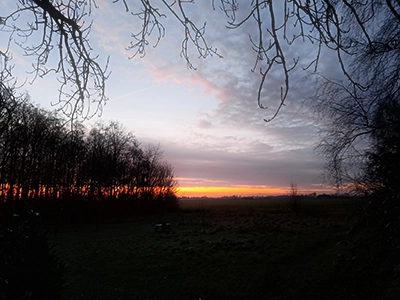 mooi uitzicht in de provincie Groningen 